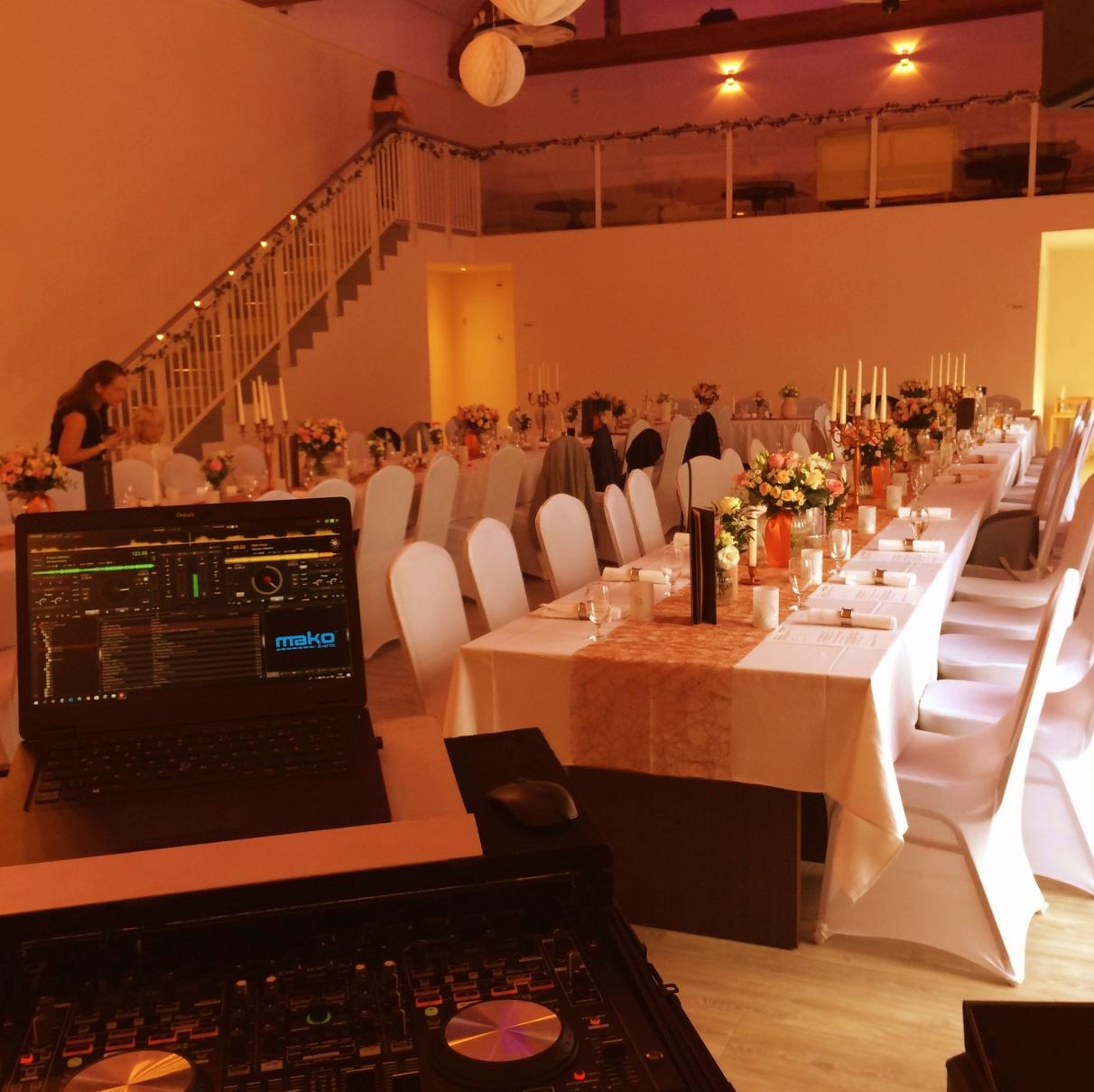 DJ Mako Hochzeits-Setup